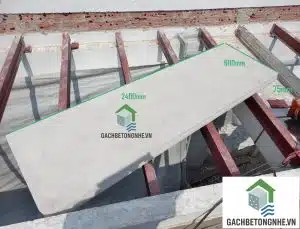 Tấm Panel 2400-3000x600x75mm