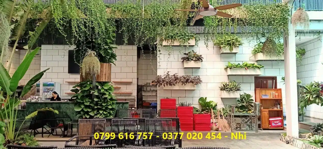 Quán cà phê gạch nhẹ tại Cần Thơ