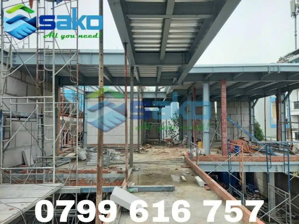 Nhà lthép tấm Bê tông khí ALC