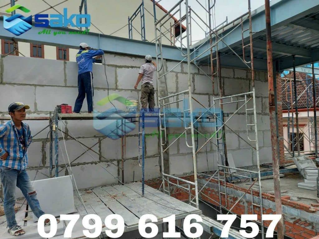 Nhà lthép tấm Bê tông khí ALC tại Gò Vấp năm 2023