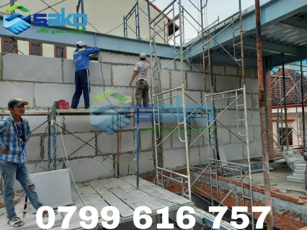 Nhà lthép tấm Bê tông khí ALC tại Gò Vấp năm 2023