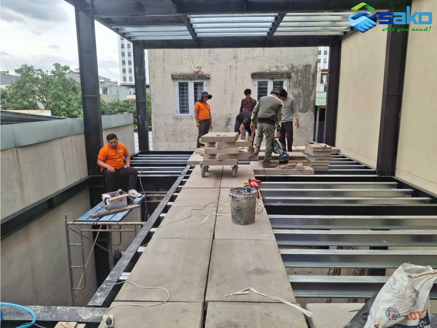 Nhà thép tấm ALC tại Bình Dương