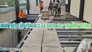 Nhà thép tấm ALC tại Bình Dương