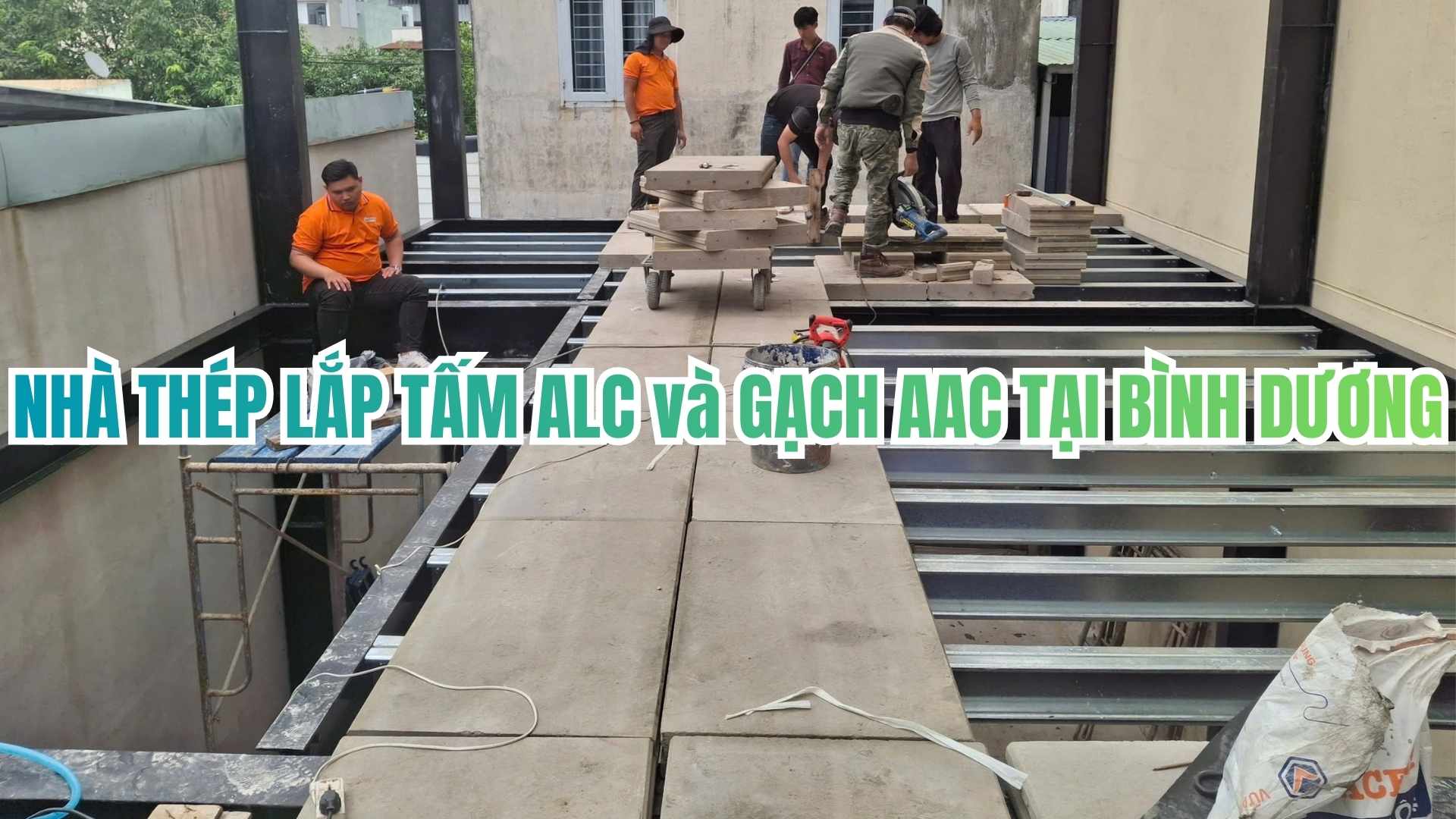 Nhà thép tấm ALC tại Bình Dương