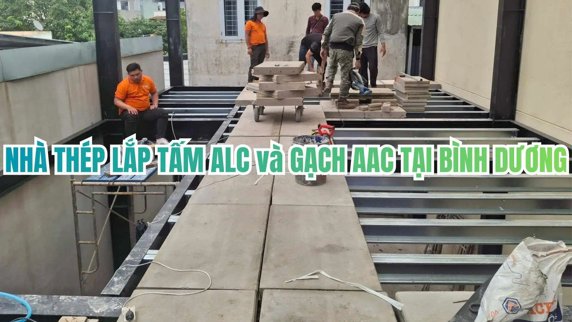 Nhà thép tấm ALC tại Bình Dương