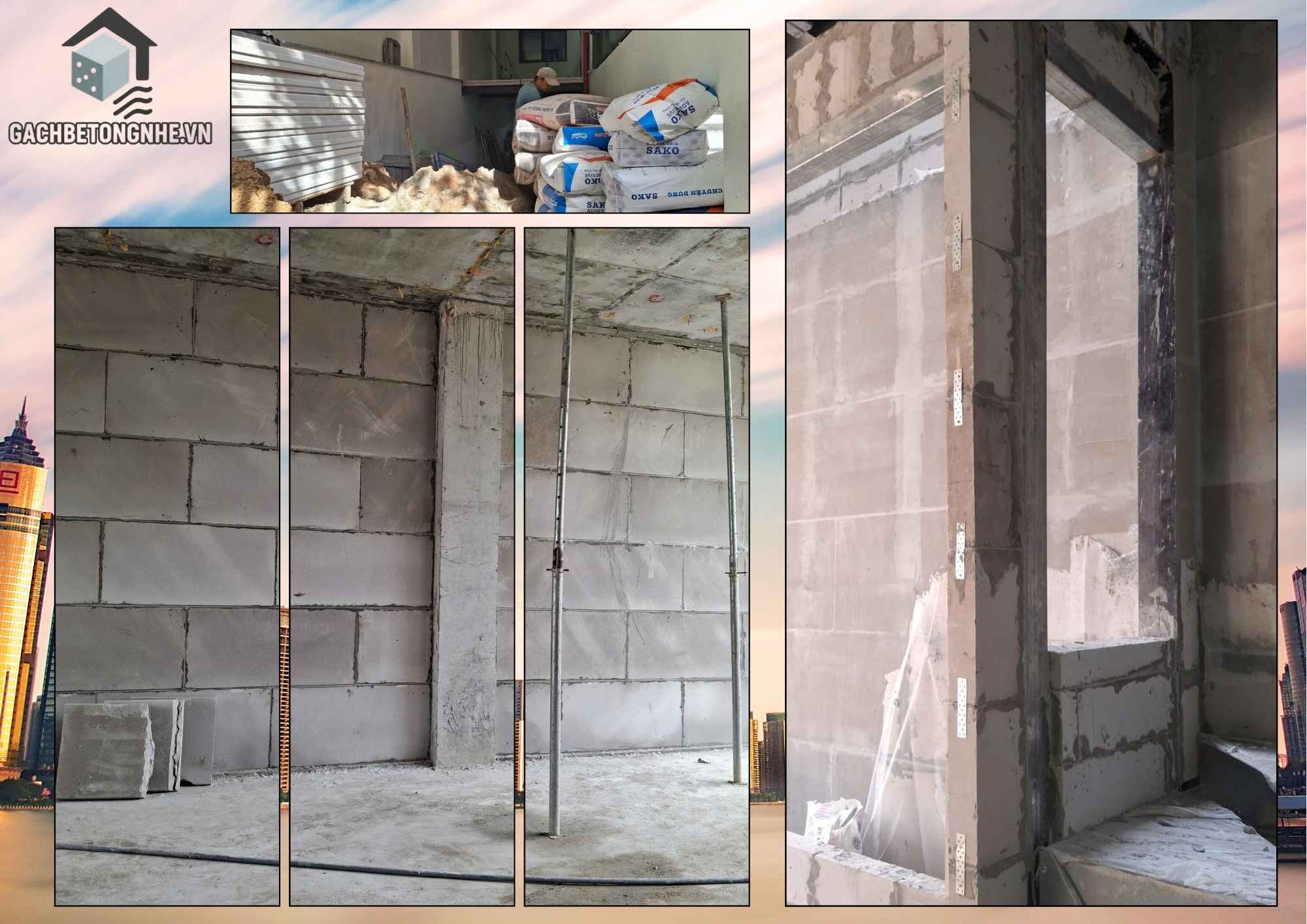 Tấm bê tông khí ALC 