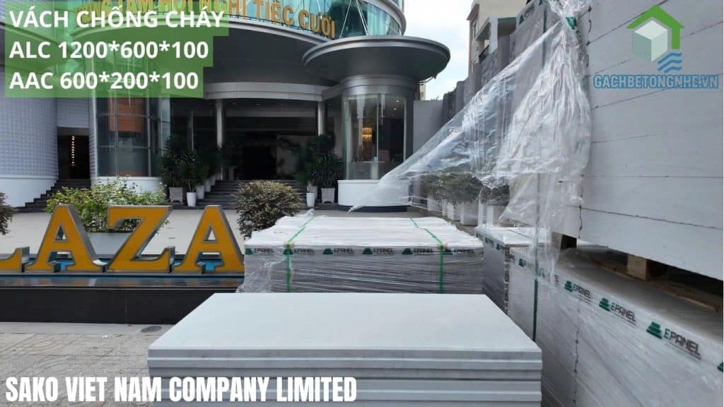 Tấm ALC cải tạo trung tâm hội nghị tiệc cưới