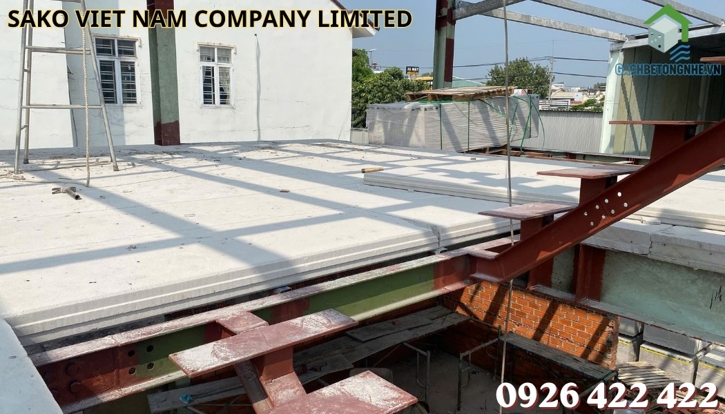 Tấm ALC lắp sàn tối ưu thời gian thi công