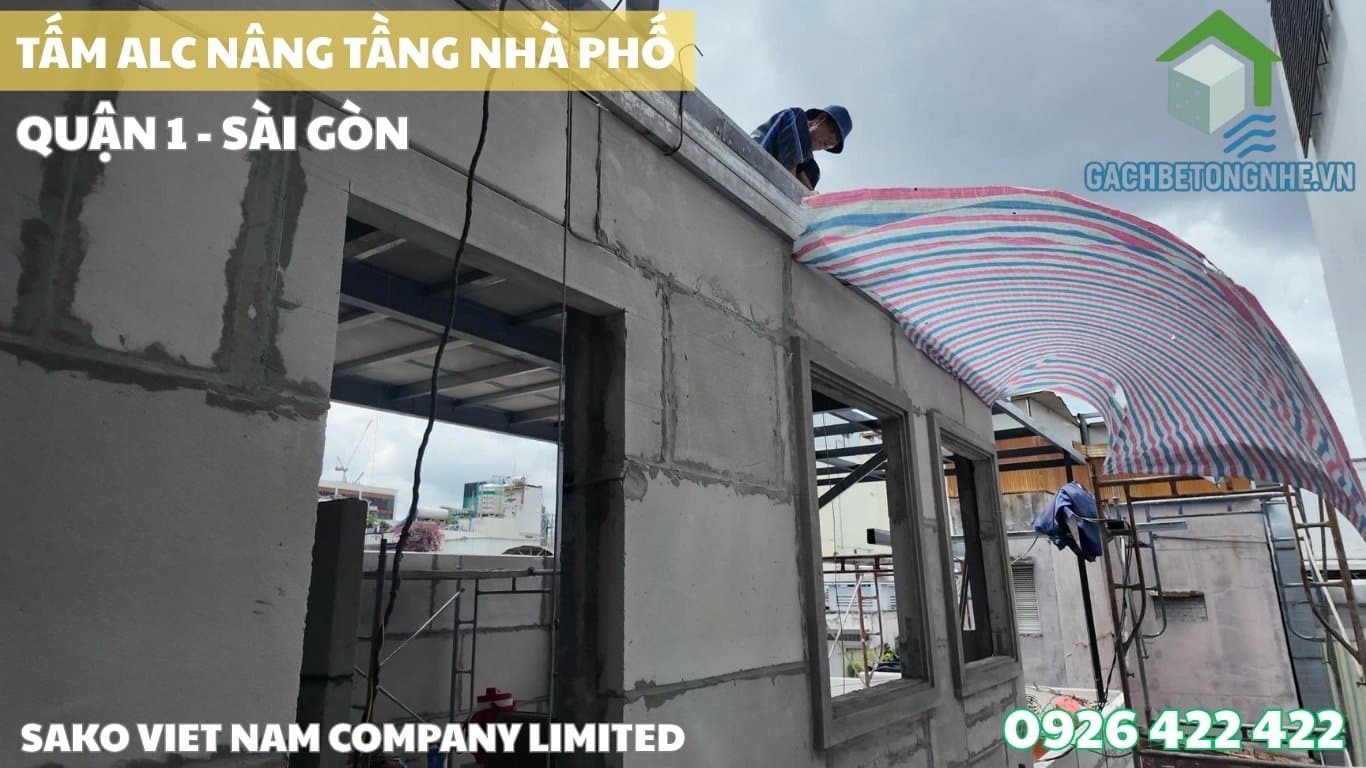 Tấm ALC Sài Gòn là lựa chọn hàng đầu cho việc xây dựng, cải tạo nhà phố tại quận 1, TP.HCM
