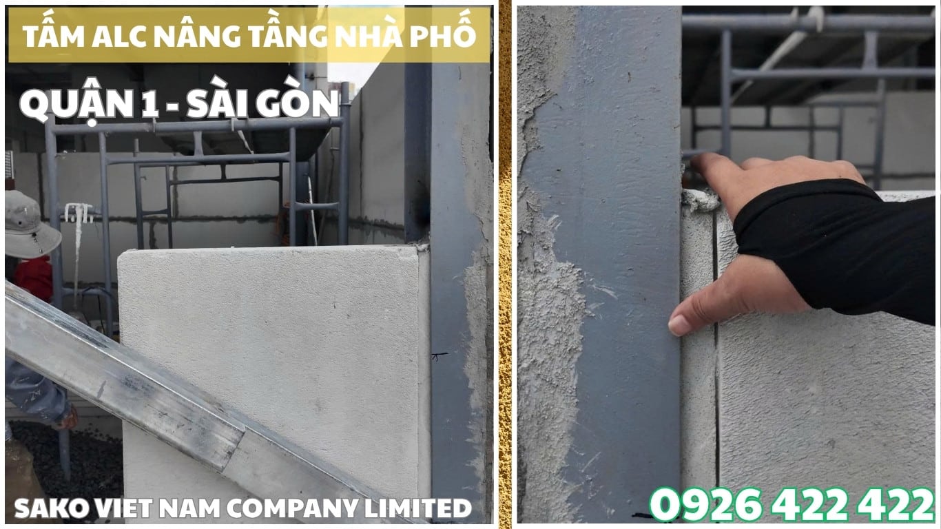 Tấm ALC Sài Gòn là lựa chọn hàng đầu cho việc xây dựng, cải tạo nhà phố, lắp tường và lót sàn chống nóng. 